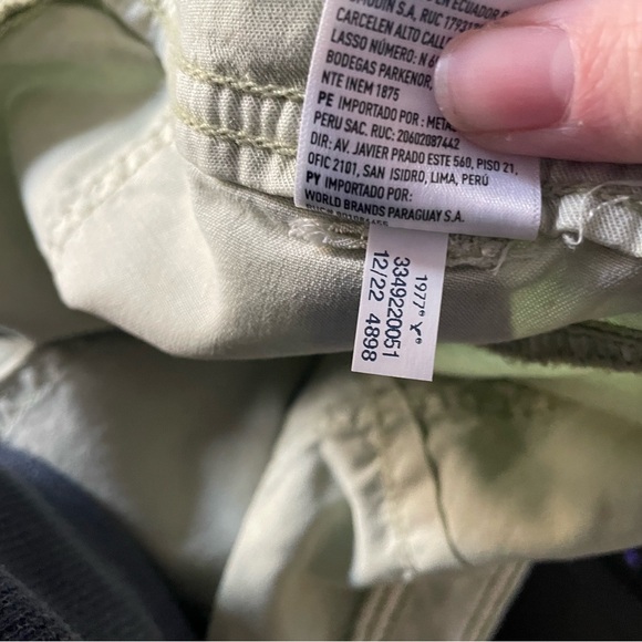 American Eagle Light Green Baggy Wide Leg Lyocell Pants Size 8 - Picture 11 of 12